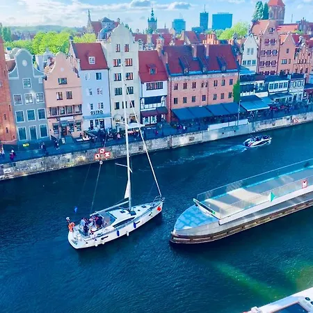 Lägenhet Baltic Riviera - Luxurious With Patio And River View *