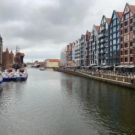 Baltic Riviera - Luxurious With Patio And River View Lägenhet Gdańsk