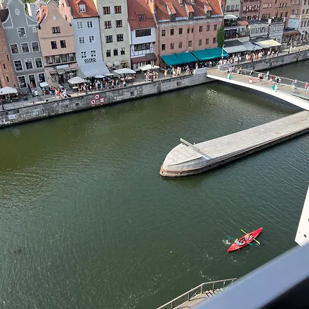 Baltic Riviera - Luxurious With Patio And River View Lägenhet *