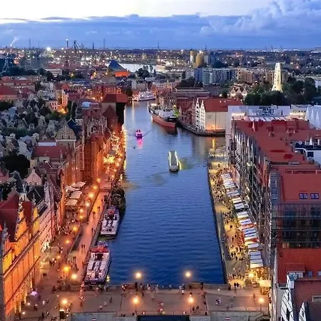 Apartment Baltic Riviera - Luxurious With Patio And River View Danzig